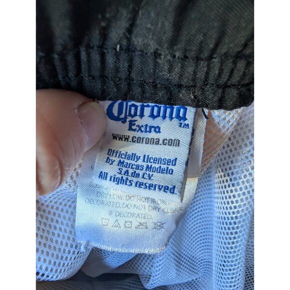 Corona Mens Cerveza Beer Sunset Board Shorts Swim Trunks Large Beach Coastal Y2K - Picture 8 of 8